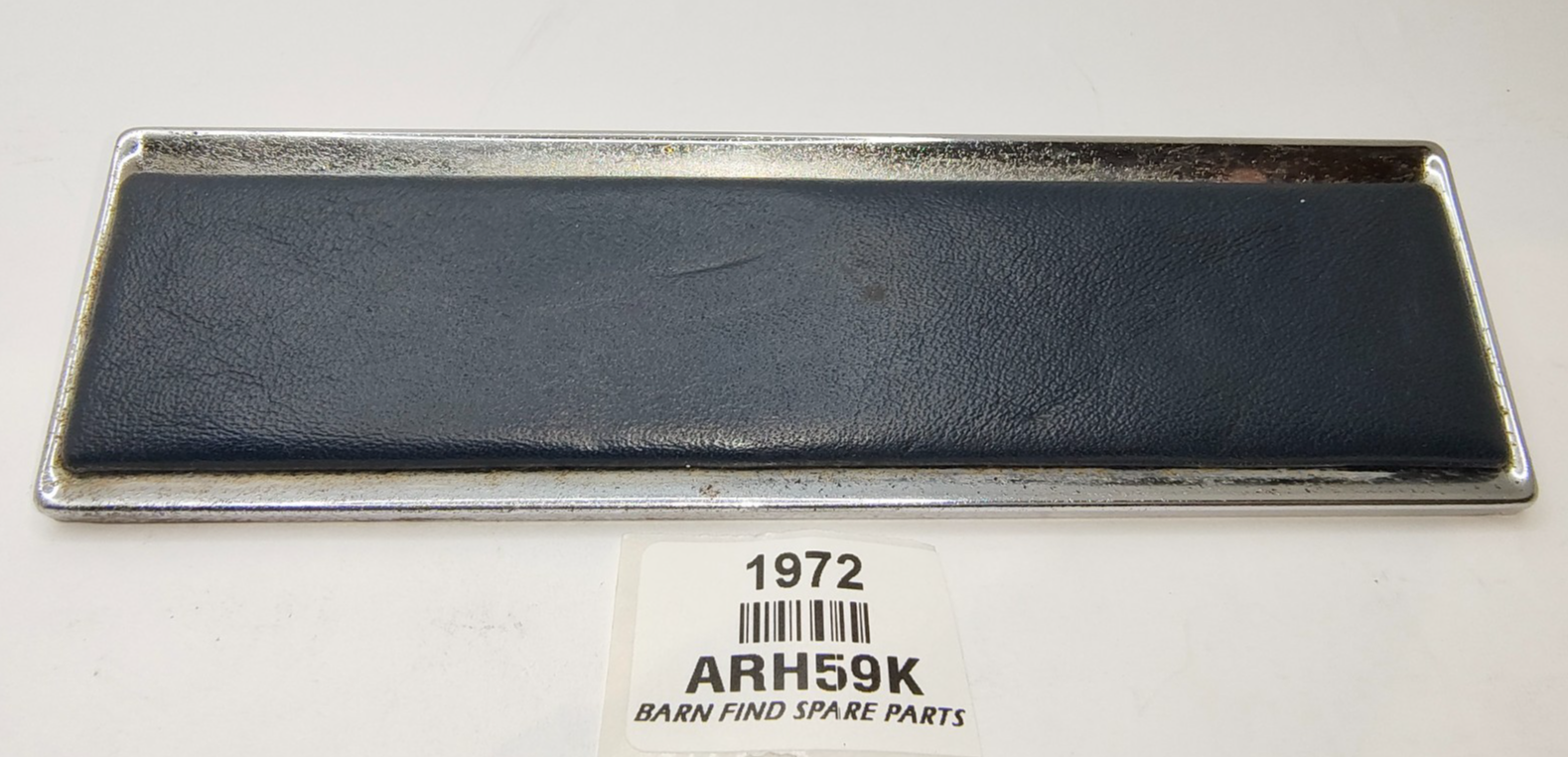 Original Used chrome black vinyl radio aperture blanking plate ARH59K various MG1