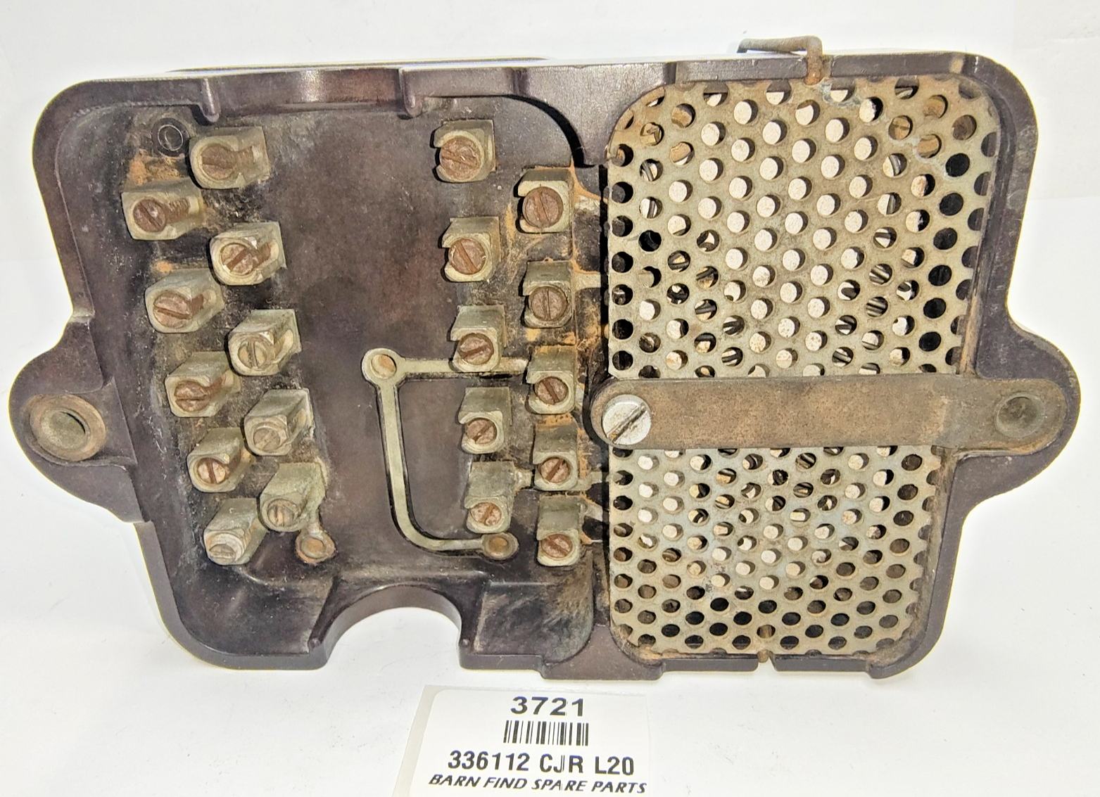 Original vintage Used LUCAS regulator cutout & fuse box 336112 CJR L20 6 Volt LR6