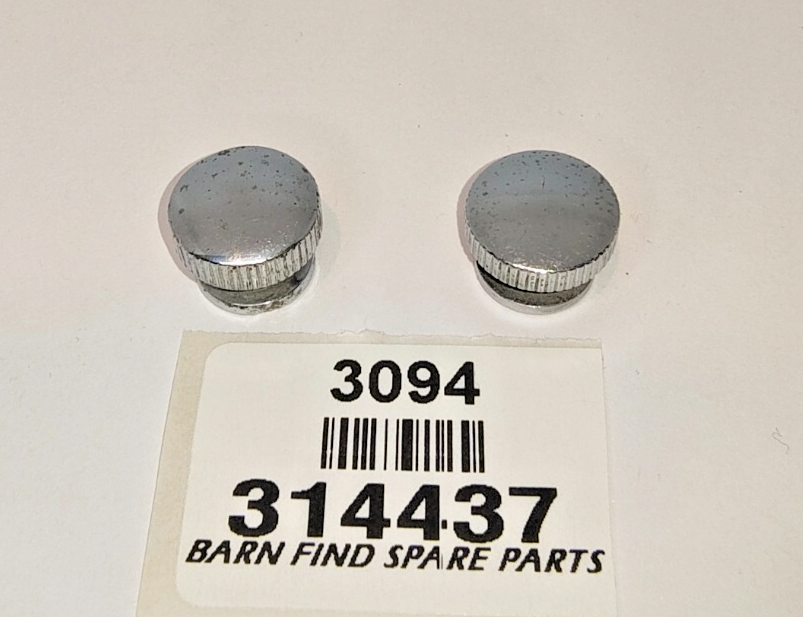 Used Lucas Chrome Switch Panel knob 314437  suits Jaguar + other makes sold each1