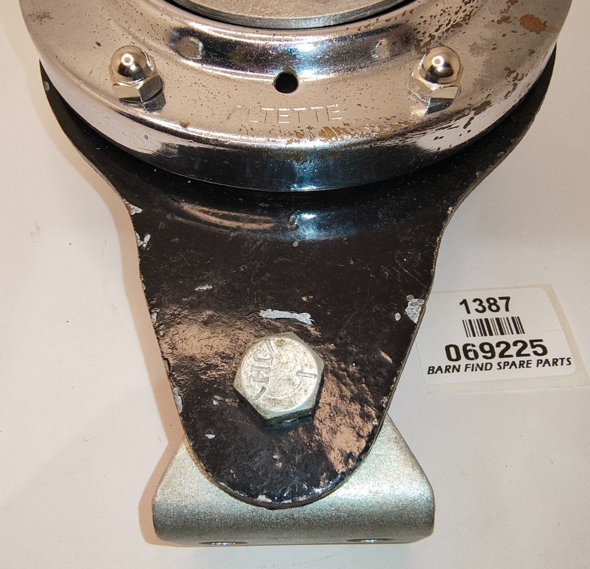 Lucas Original USED Altette 6 Volt 4.5 " High Frequency Horn 069225 & brackets2