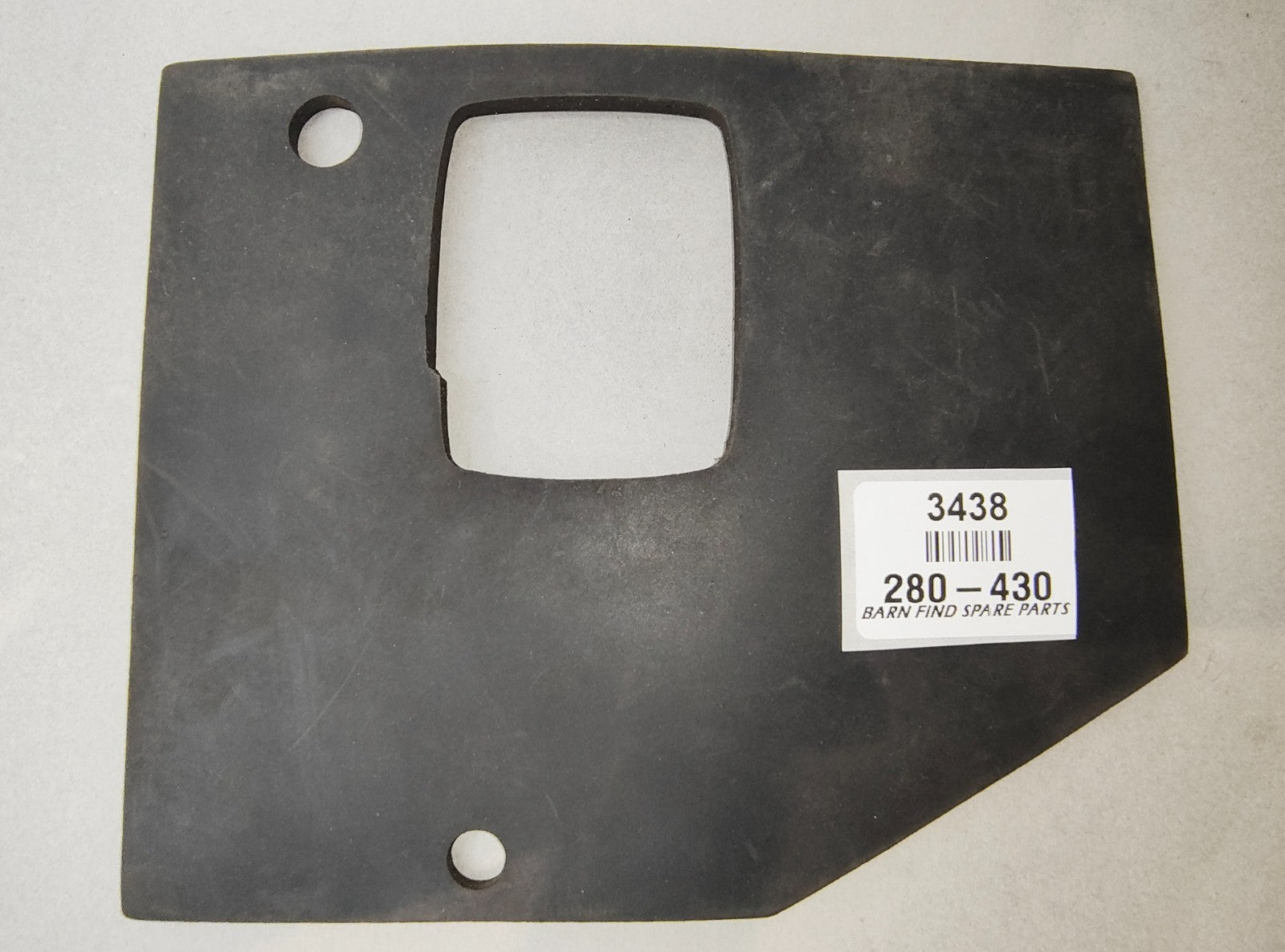 FLOORBOARD to Pedal Box Rubber Pad, New Old Stock 280-430 To Suit MG TD - TF0