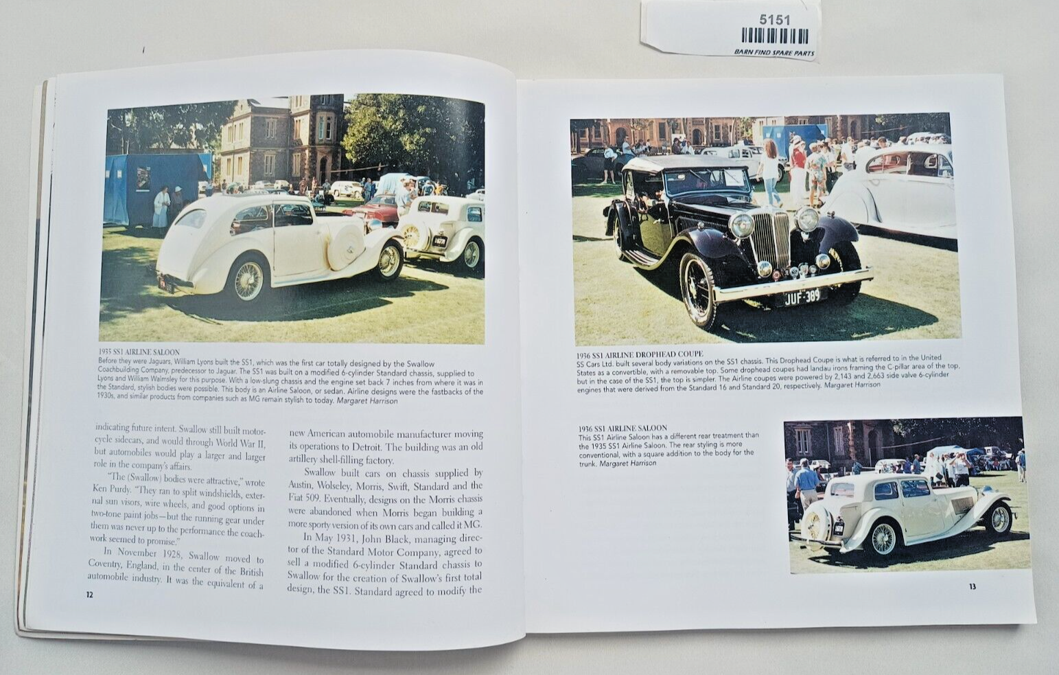 Jaguar by John Hellig (Enthusiast Colour series) paperback2