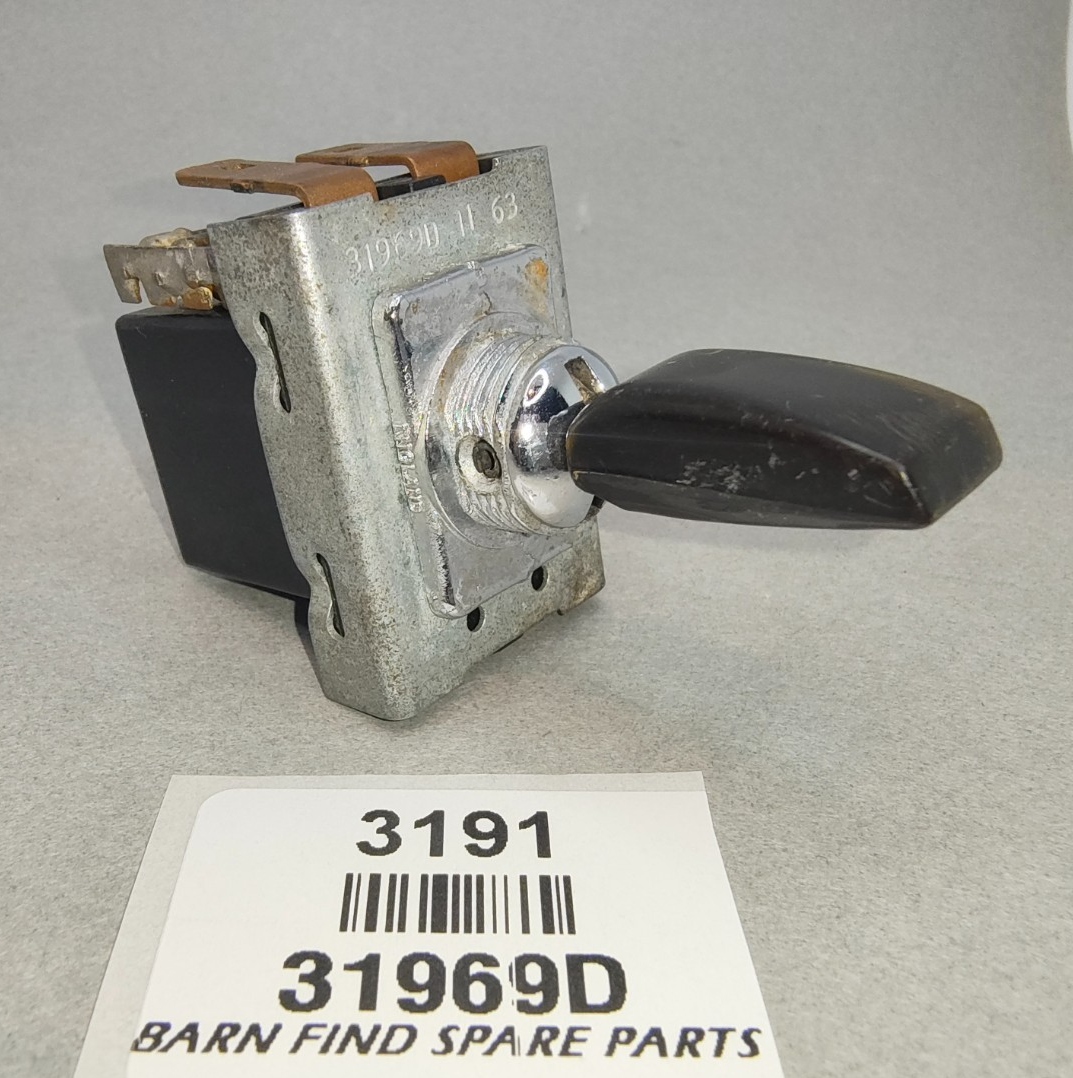 Genuine Lucas 31969D 3 position Instrument Panel Light Switch Jaguar Dated 11 630