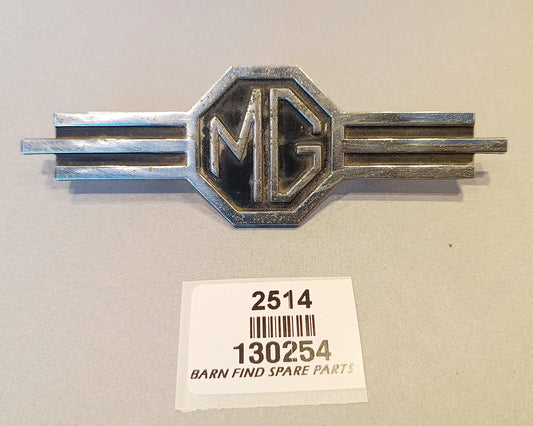Original J Fray Ltd MG emblem black and chrome 130254 Used0