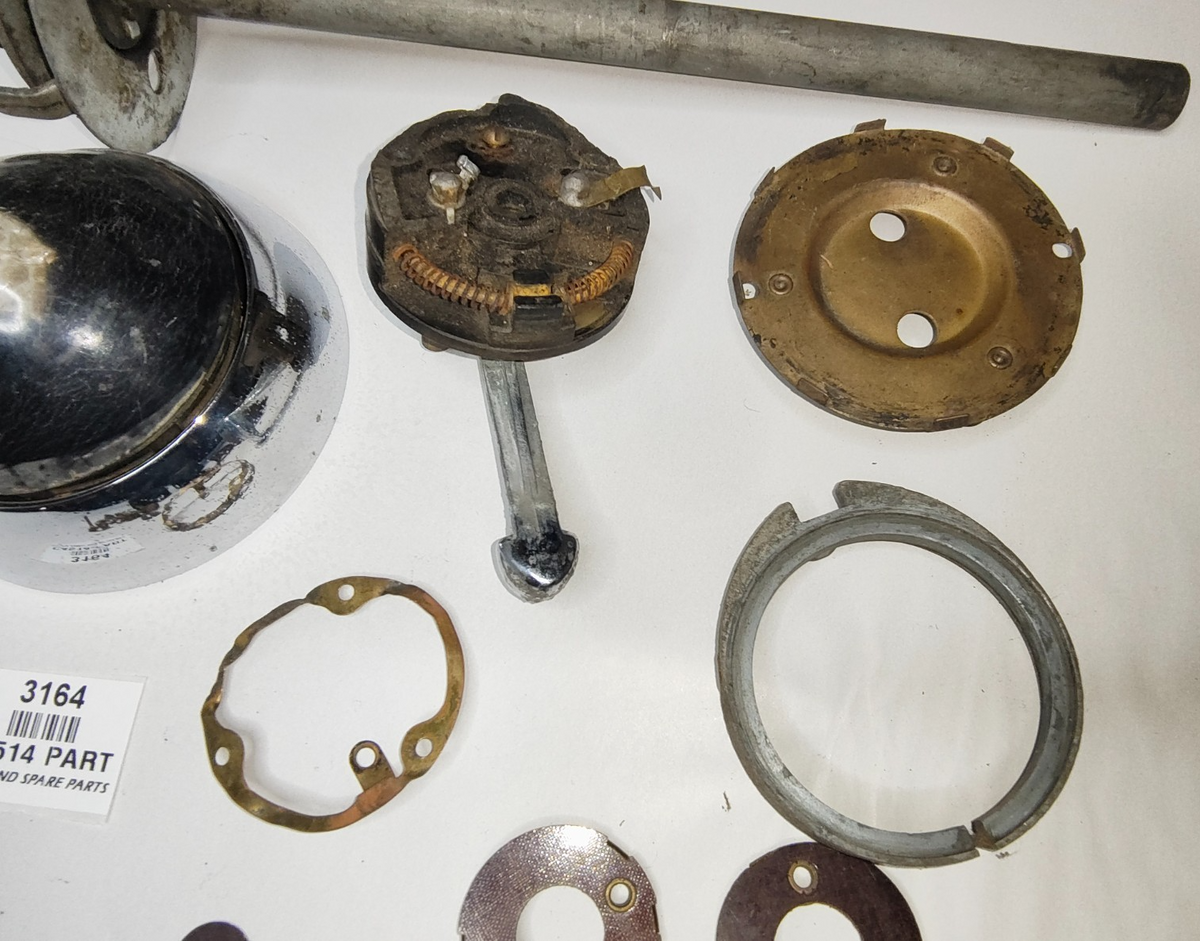 ORIGINAL Jaguar XK120 MKV Horn Assembly Manette PARTS ONLY C2766 C4514 328476