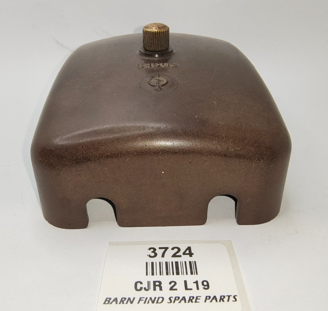 Original Lucas 12 volt Brown Bakelite Fuse Block Cover Used to suit a CJR2 L194