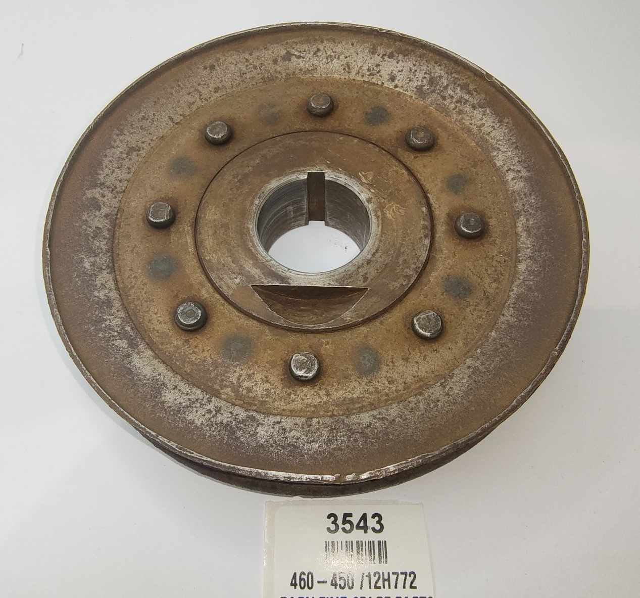 MG CRANKSHAFT PULLEY Genuine 3 part Pressed steel & Riveted type 460450 /12H7724