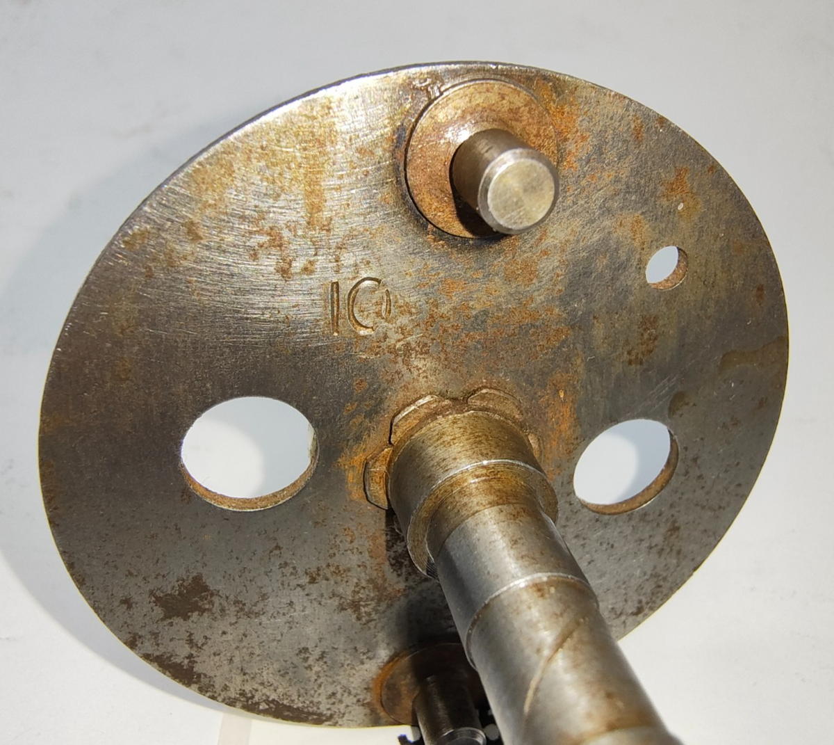 Lucas Distributor Used Shaft Action Plate 10 degrees with nylon spacer 410767 ?2