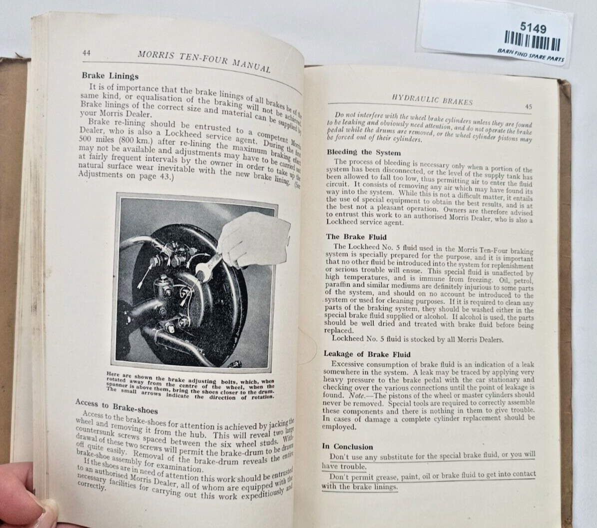 Operation Manual for the MORRIS TEN-FOUR Series "M" Export Edition4