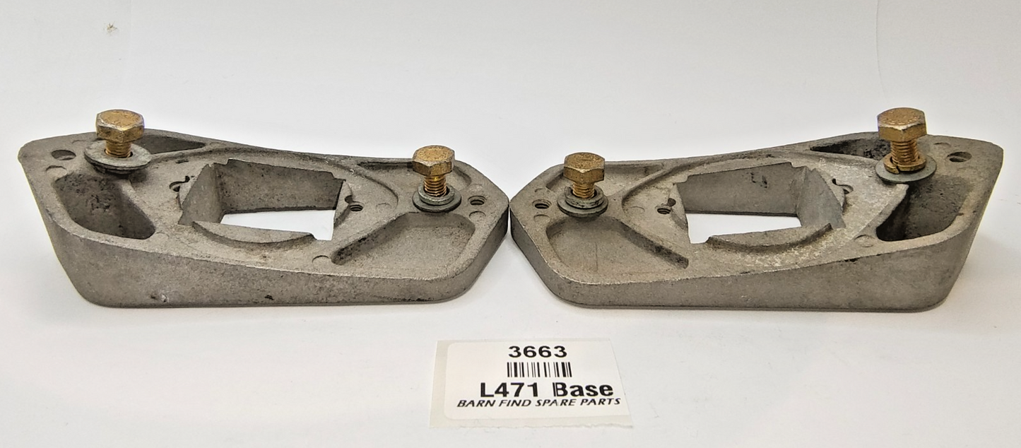 Lucas Type L471 rear lamp curved mounting plates Suit Morris Oxford  & others3