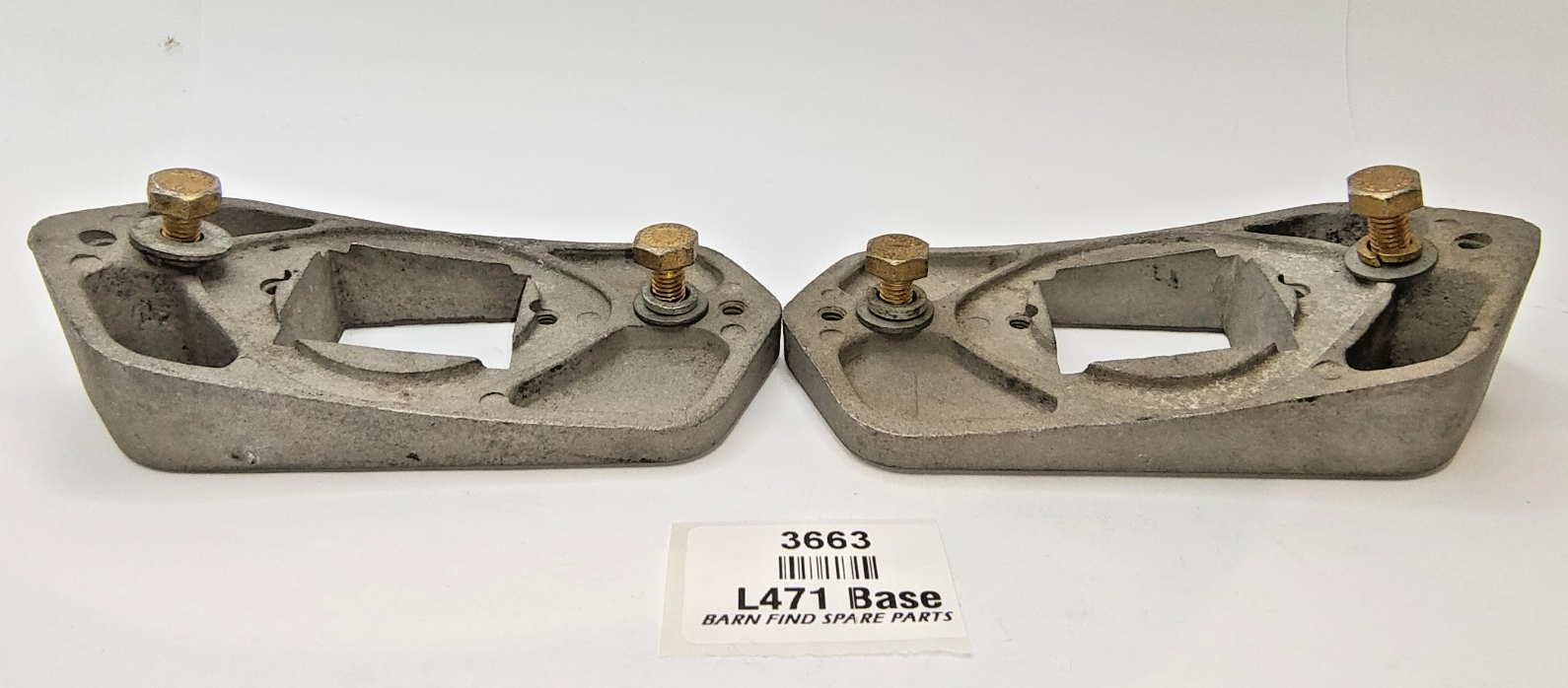 Lucas Type L471 rear lamp curved mounting plates Suit Morris Oxford  & others3
