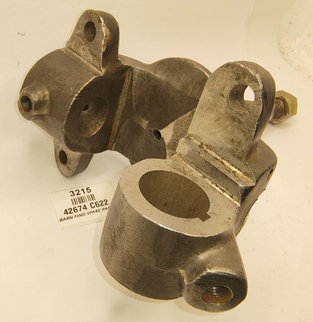 Pair of Jaguar Mark 4 1 1/2 Litre and earlier 2 1/2 Litre stub axles C621 C6229