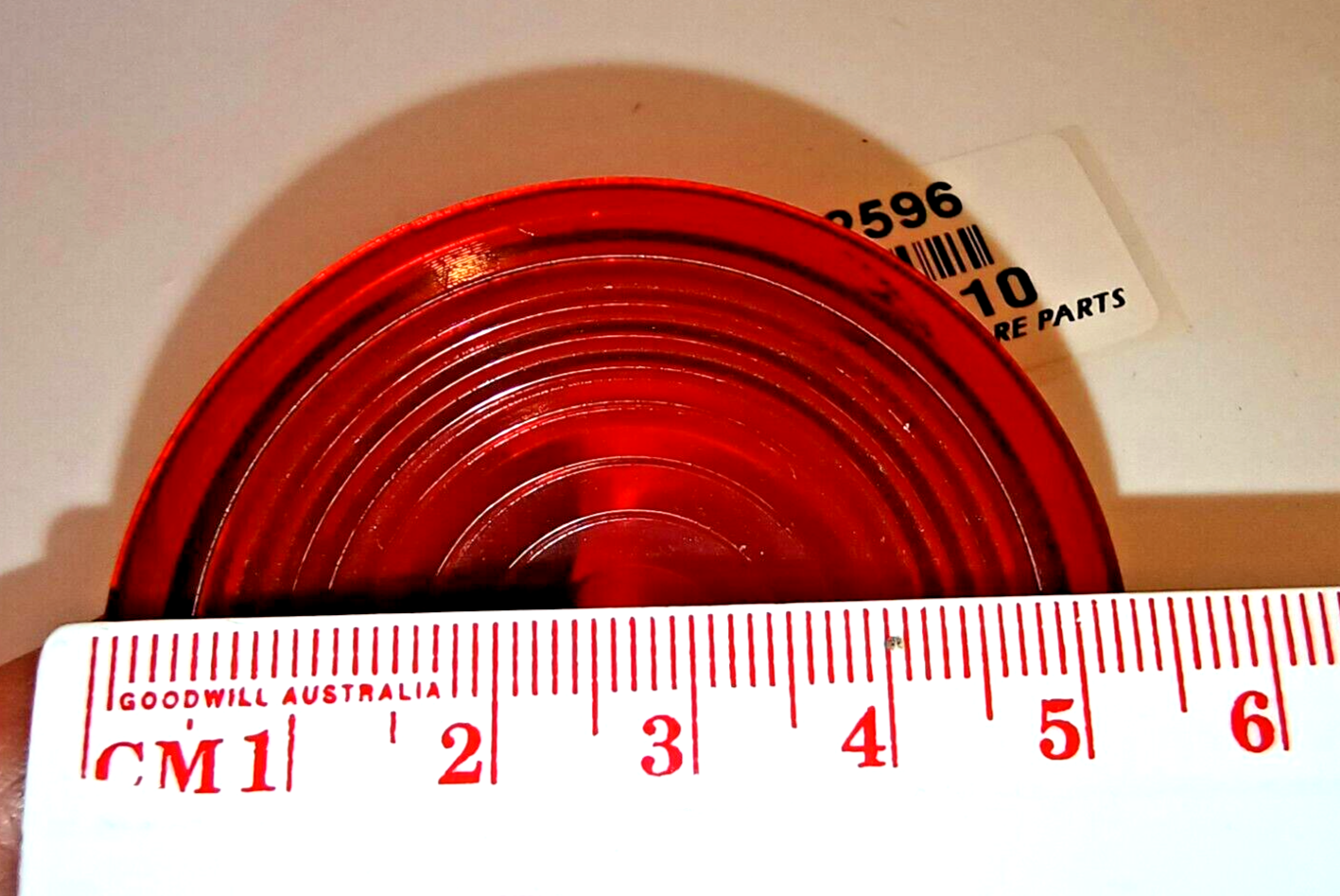 Original Lucas Australia L110 small Red plastic lens4
