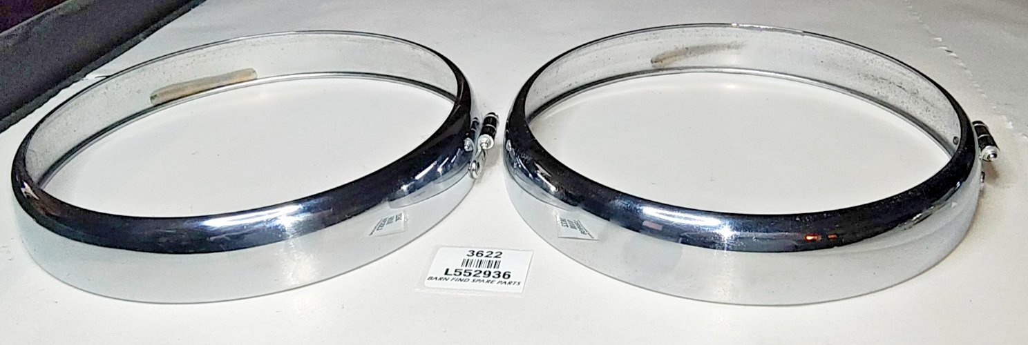 Lucas Original Pair 7 15/16" Headlight headlamp Rims L552936 Good Used Suit P7001