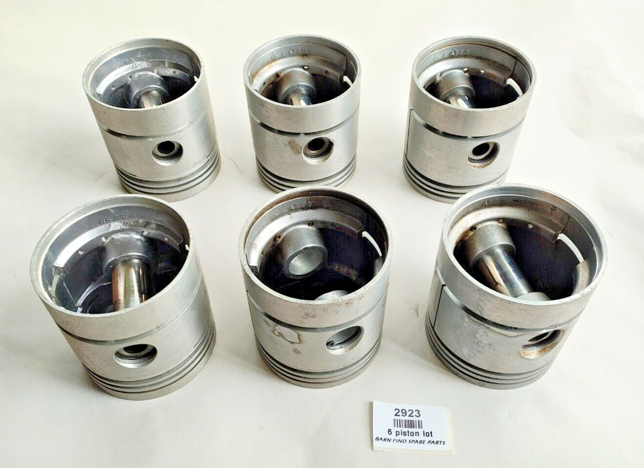 Job Lot of 6 x Jaguar 2.5 2 1/2 litre 2664 cc used pistons 4 x HX1722  2 x WS2444