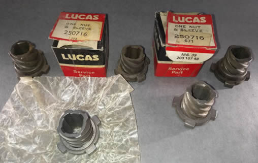 Lucas Starter Pinion Sleeve & Nut 2507160