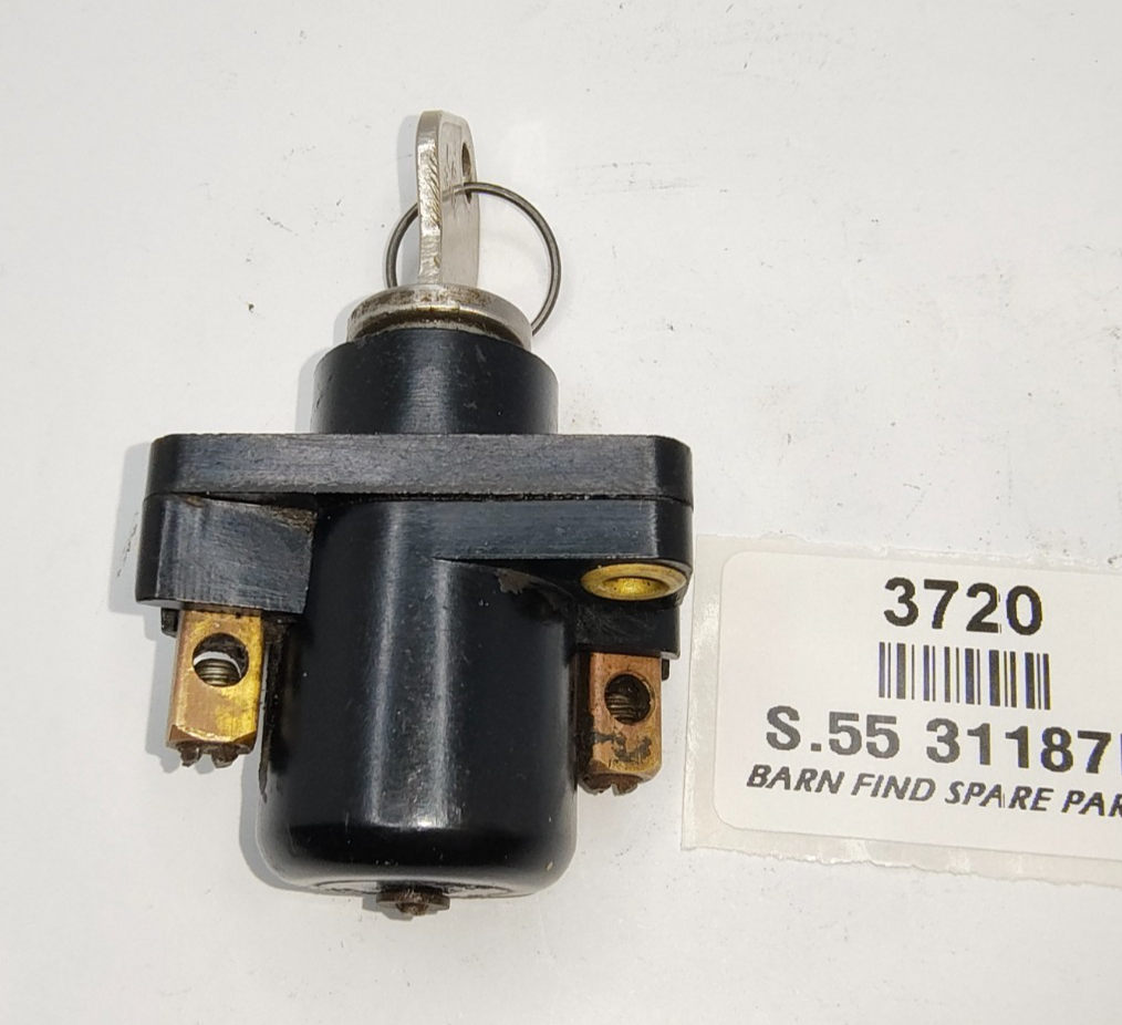 Lucas Original used working Ignition Switch S.55 31187B with key3