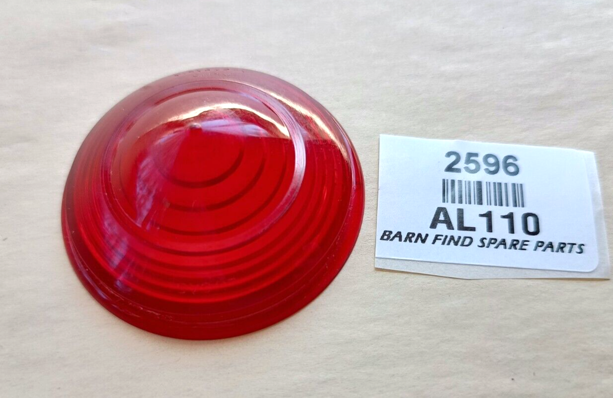 Original Lucas Australia L110 small Red plastic lens1