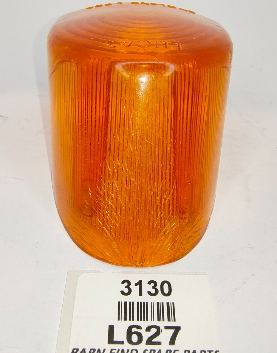 Original plastic Lucas Tail Light L627 amber Lens Used Jaguar MK2 MK9  XK1504