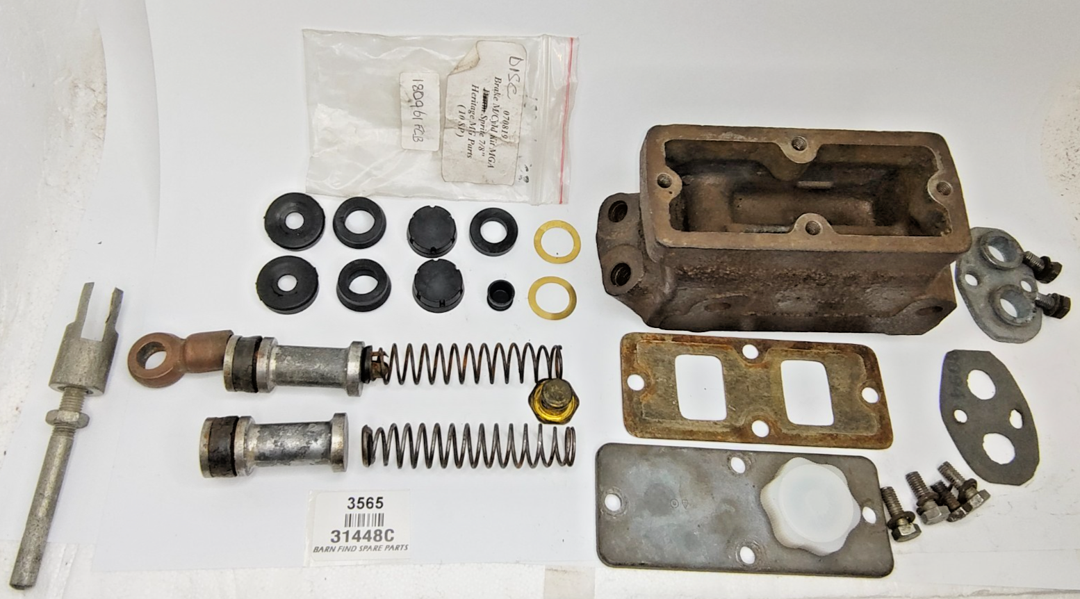 Lockheed used brake & clutch master cylinder 31448C 7/8 inch Suits MG Z Wolseley1