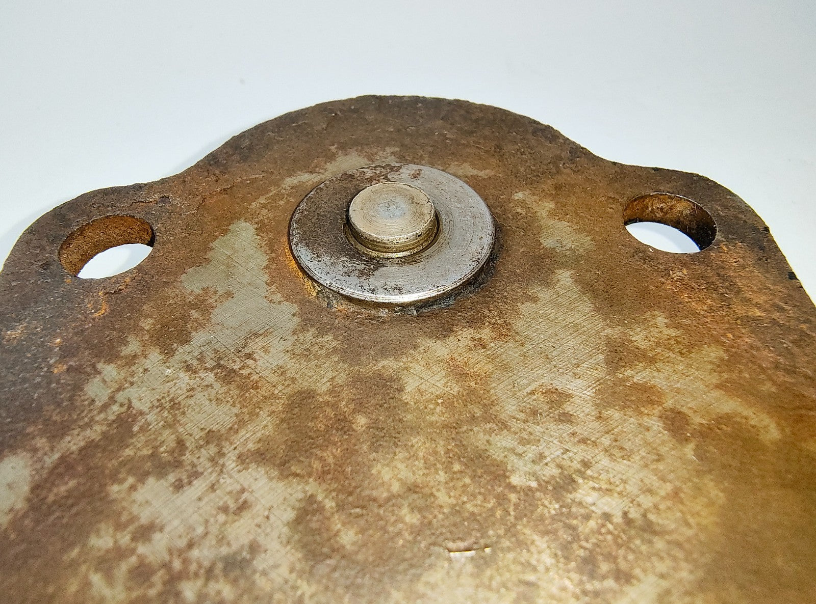 Bishop Gear Steering Box Cover Plate Good Used 260-100 Suits MG TA - TC inc adj.3
