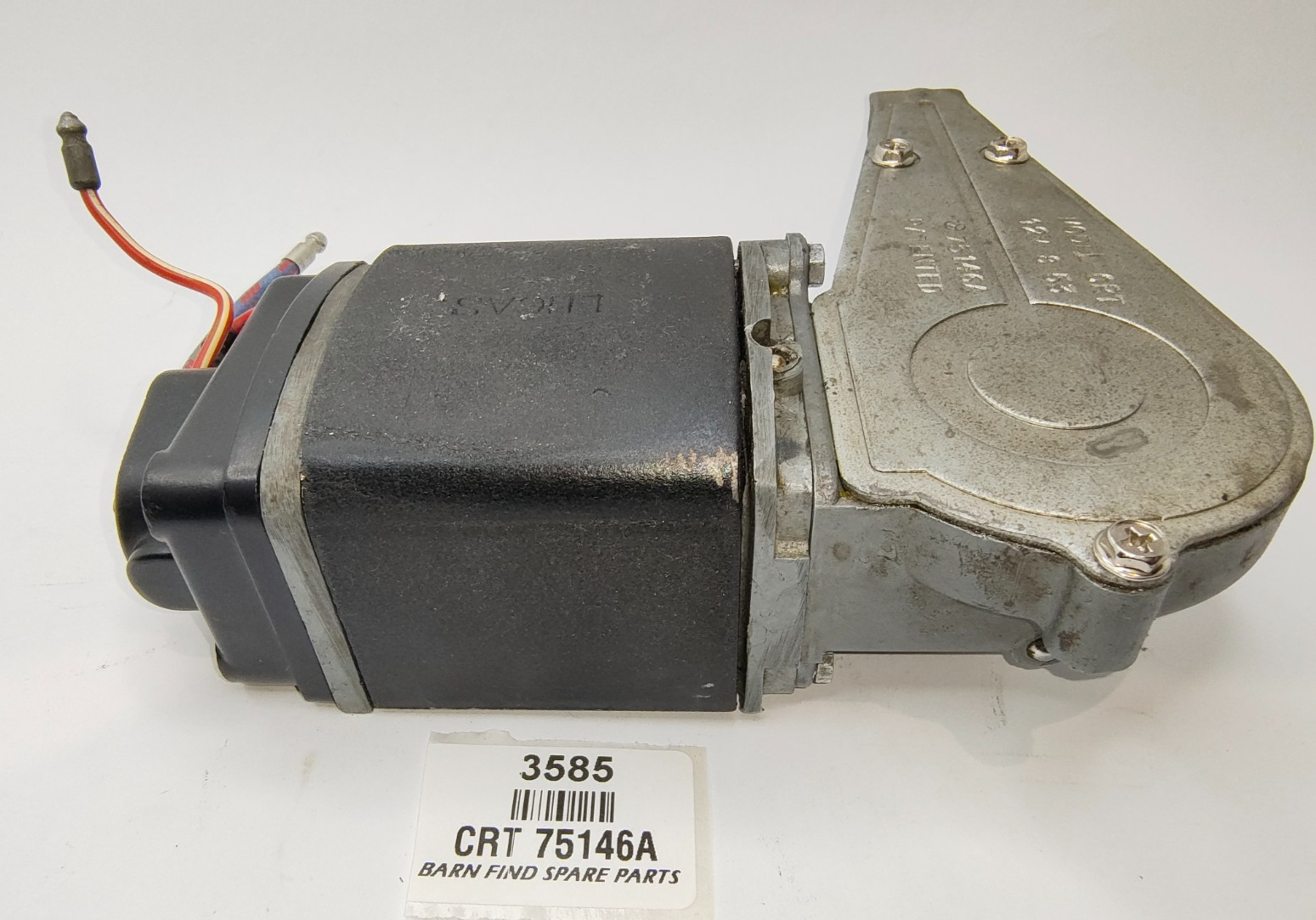 LUCAS CRT 12 V WIPER MOTOR 105 degree sweep Good Used Working Condition 75146A4