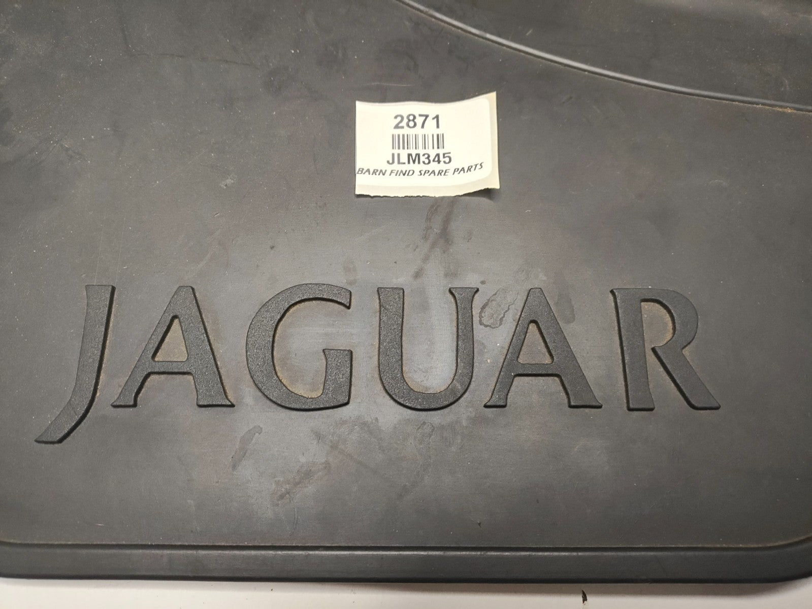 Jaguar XJ Rear Mudflap JLM345, Passenger / Left Side with JAGUAR wording New3