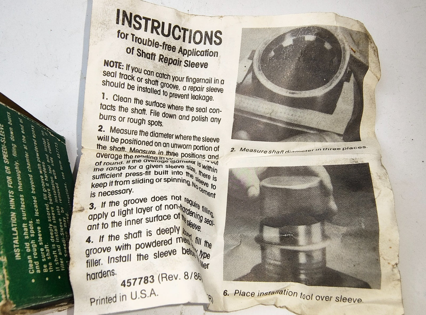 CR Hardened Stainless Speedie Sleeve New Old Stock in original packaging 991574