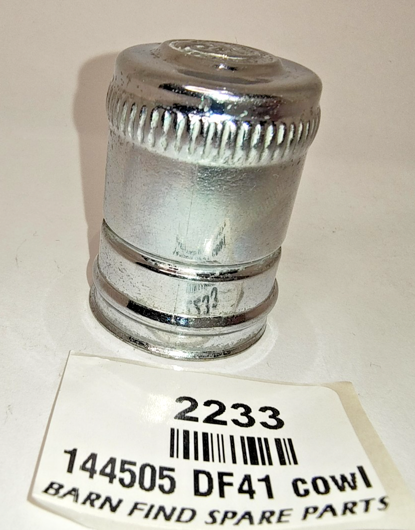 Vintage King of the Road chrome Dash Lamp cowl for DF41 Good Used 1445053