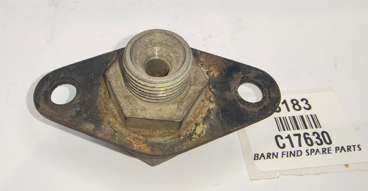 Original used Jaguar E-Type fuel line pipe fitting to bulkhead C176304