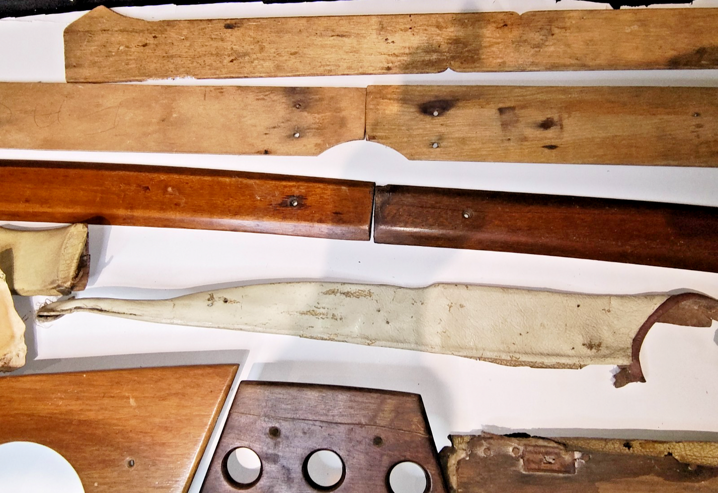 Original Bristol 400 interior trim - 15 pieces from Bristol 400 Chassis 64017