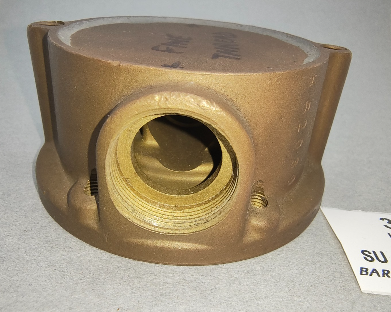 SU Type L  Brass  Body Fuel Pump AUA 4080  style RARE 6V New Old Stock5