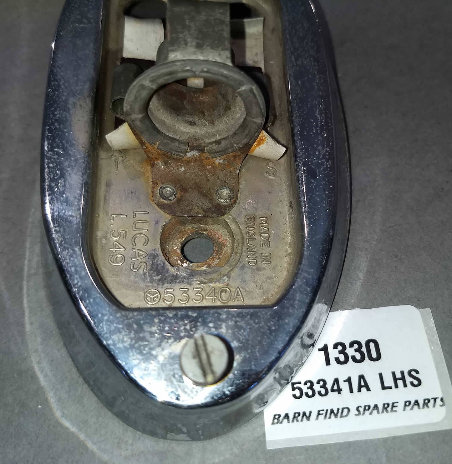 Lucas Jaguar Tail Light housing LHS 53340A - used1