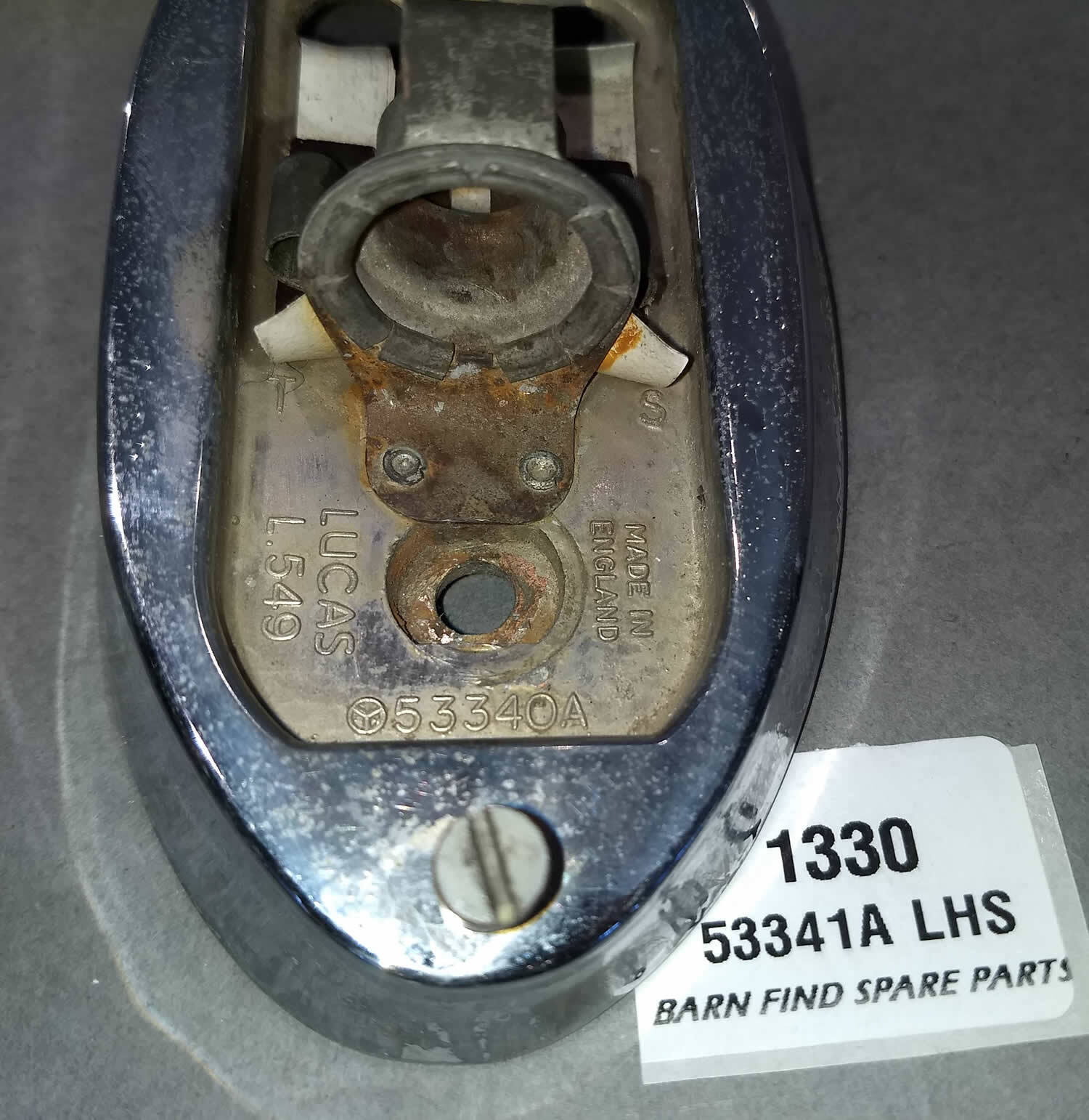 Lucas Jaguar Tail Light housing LHS 53340A - used1