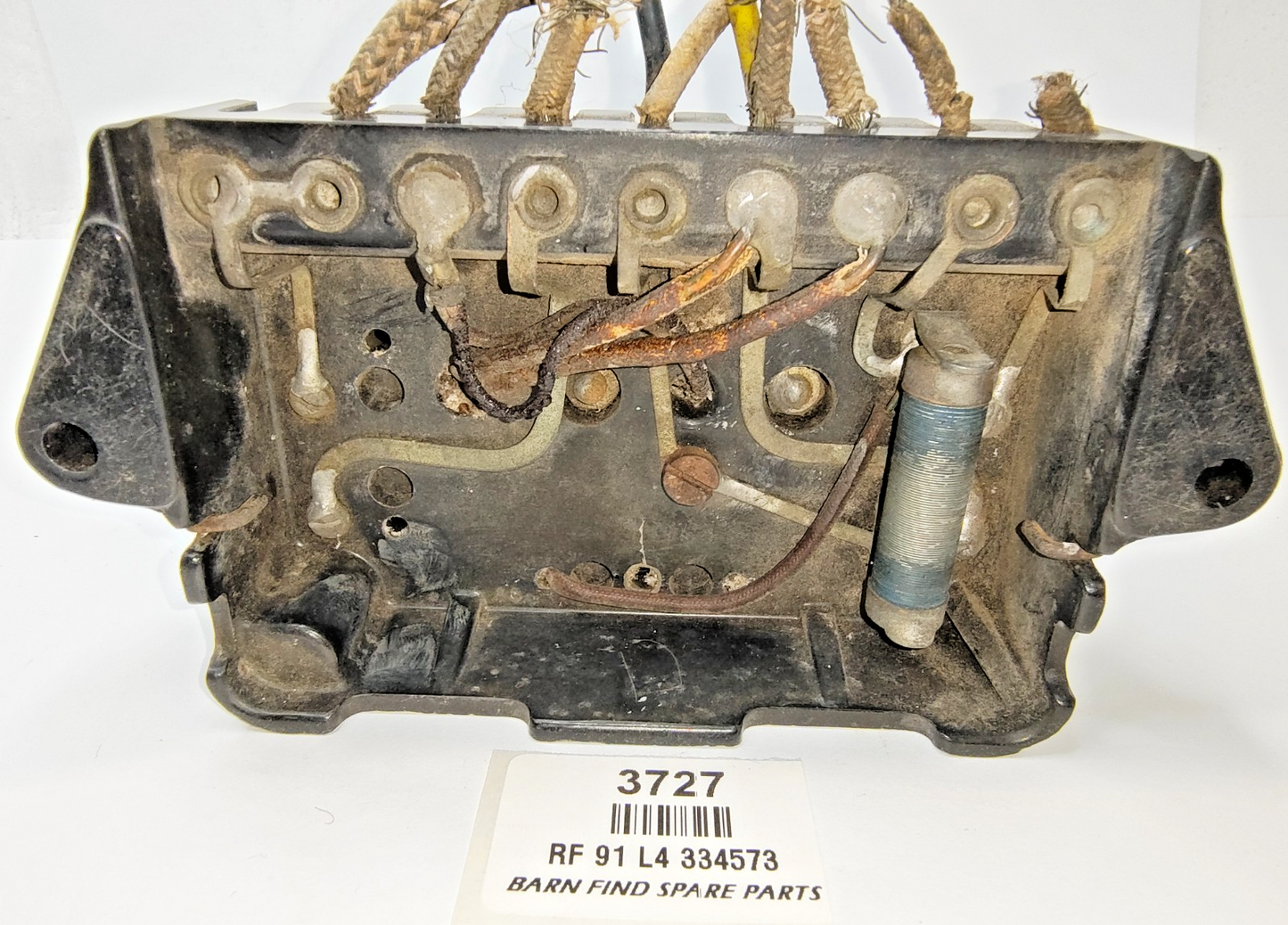Lucas Original USED 12 Volt RF91 L4 334573 Regulator/Control Box, Bakelite Lid7