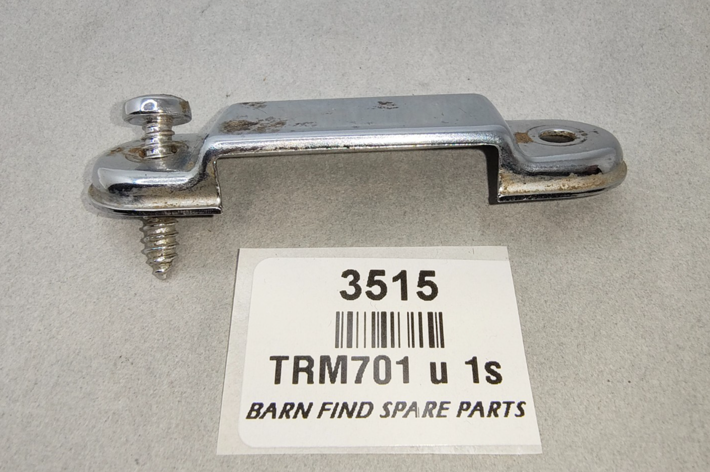 Inner door pull strap chrome cover Used Incl 1 screw TRM701 Suits M Minor 56+2