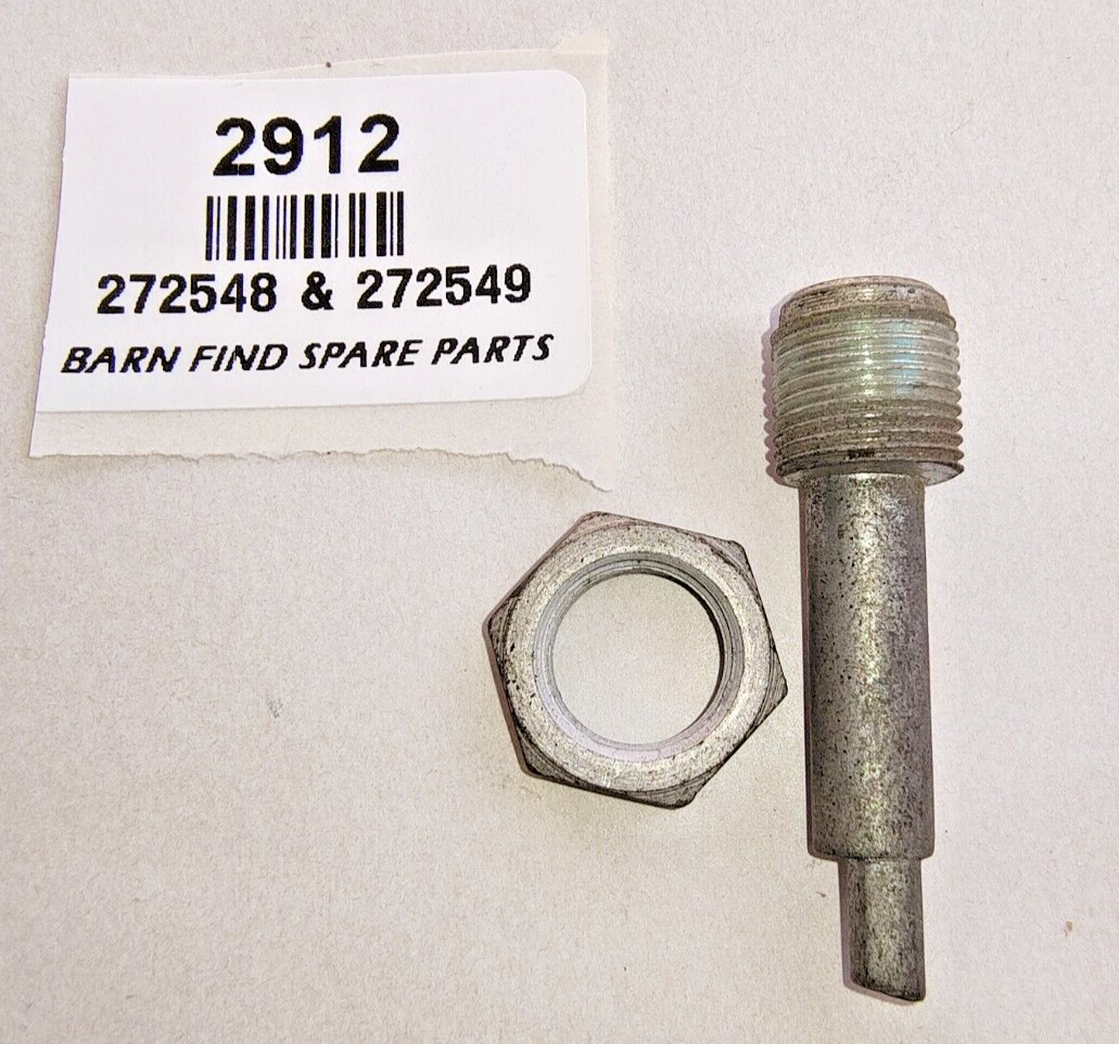 Lucas M45G Starter motor Pivot Pin 272548 and nut 272549 NOS3