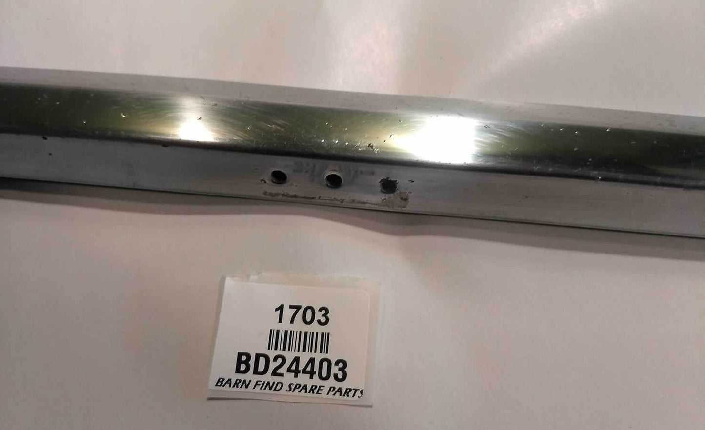 Jaguar E-Type Luggage panel chrome strip BD244032