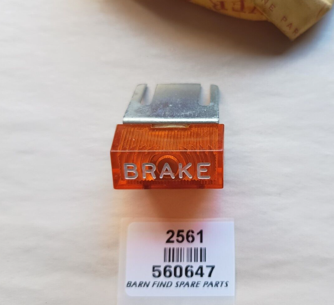Genuine Land Rover Brake Warning Light Lens 560647 New Old Stock1