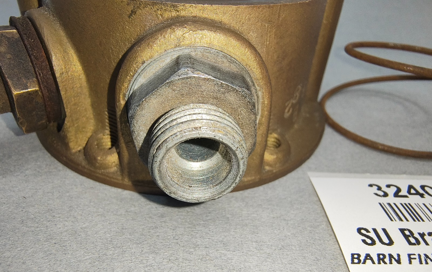 SU Type L  Brass Body Fuel Pump AUA 4080  style stamped B 2 -1946 February & 7684