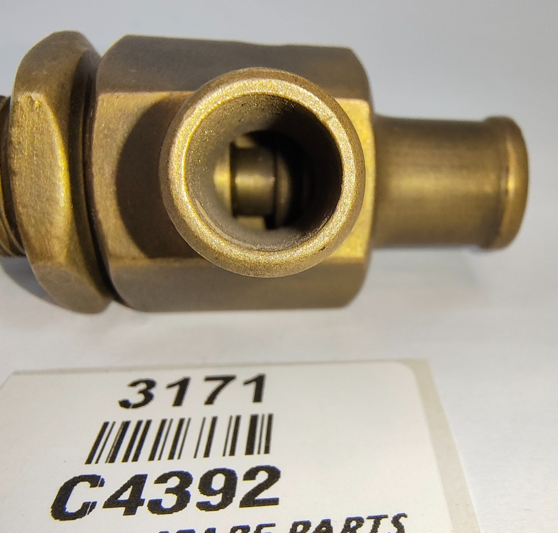 Original Jaguar XK early solid brass Heater Valve good used condition C43923