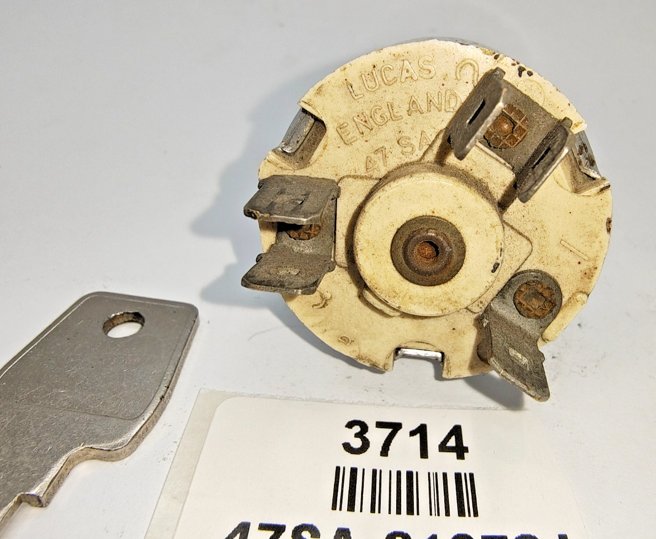 Lucas Original Used Ignition Switch 3 positions  Off/On/Ignition 47SA 31973J7