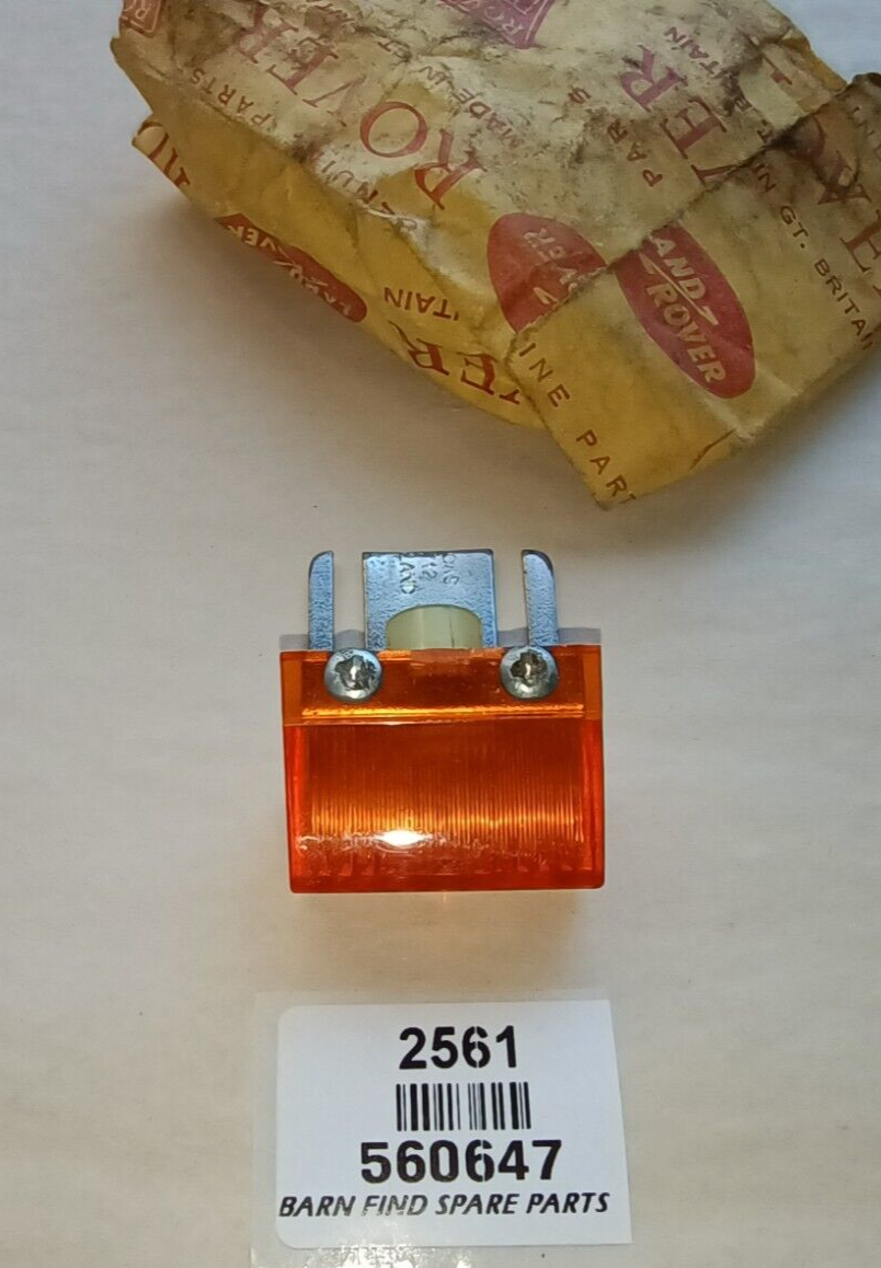 Genuine Land Rover Brake Warning Light Lens 560647 New Old Stock4