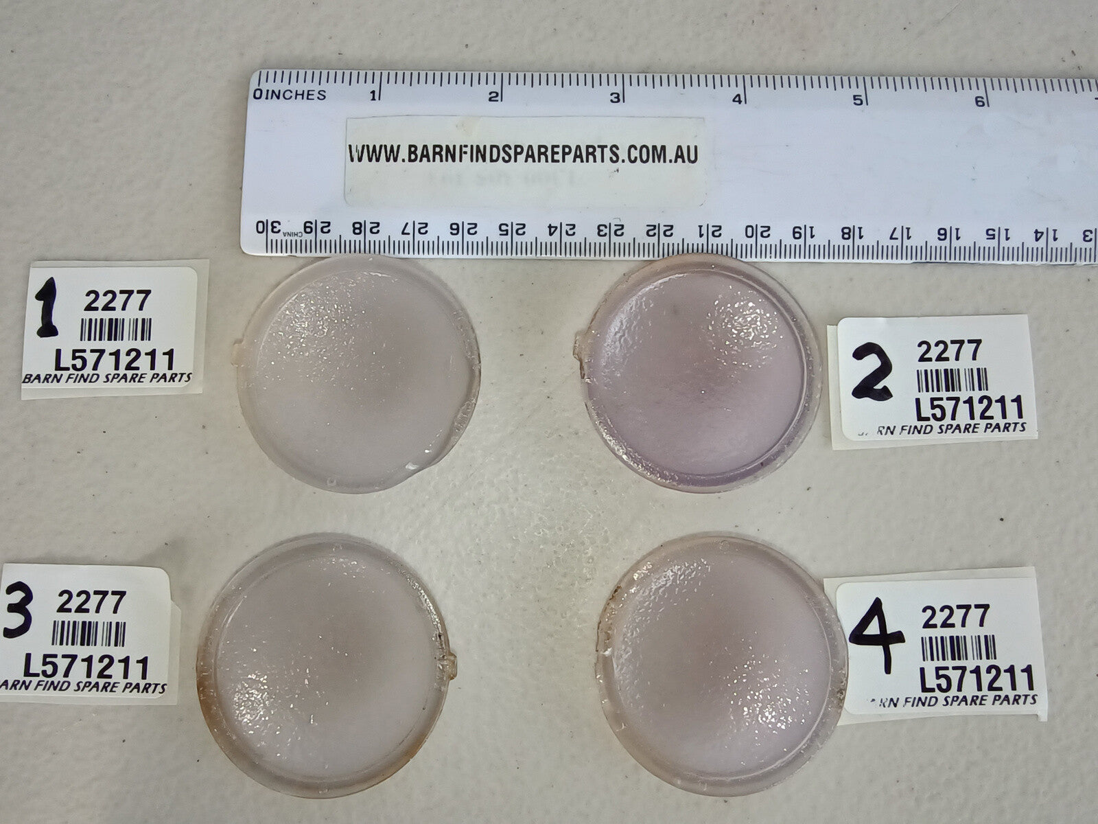 Lucas Original Clear Glass Lens, L571211. Sold individually. Used Condition2