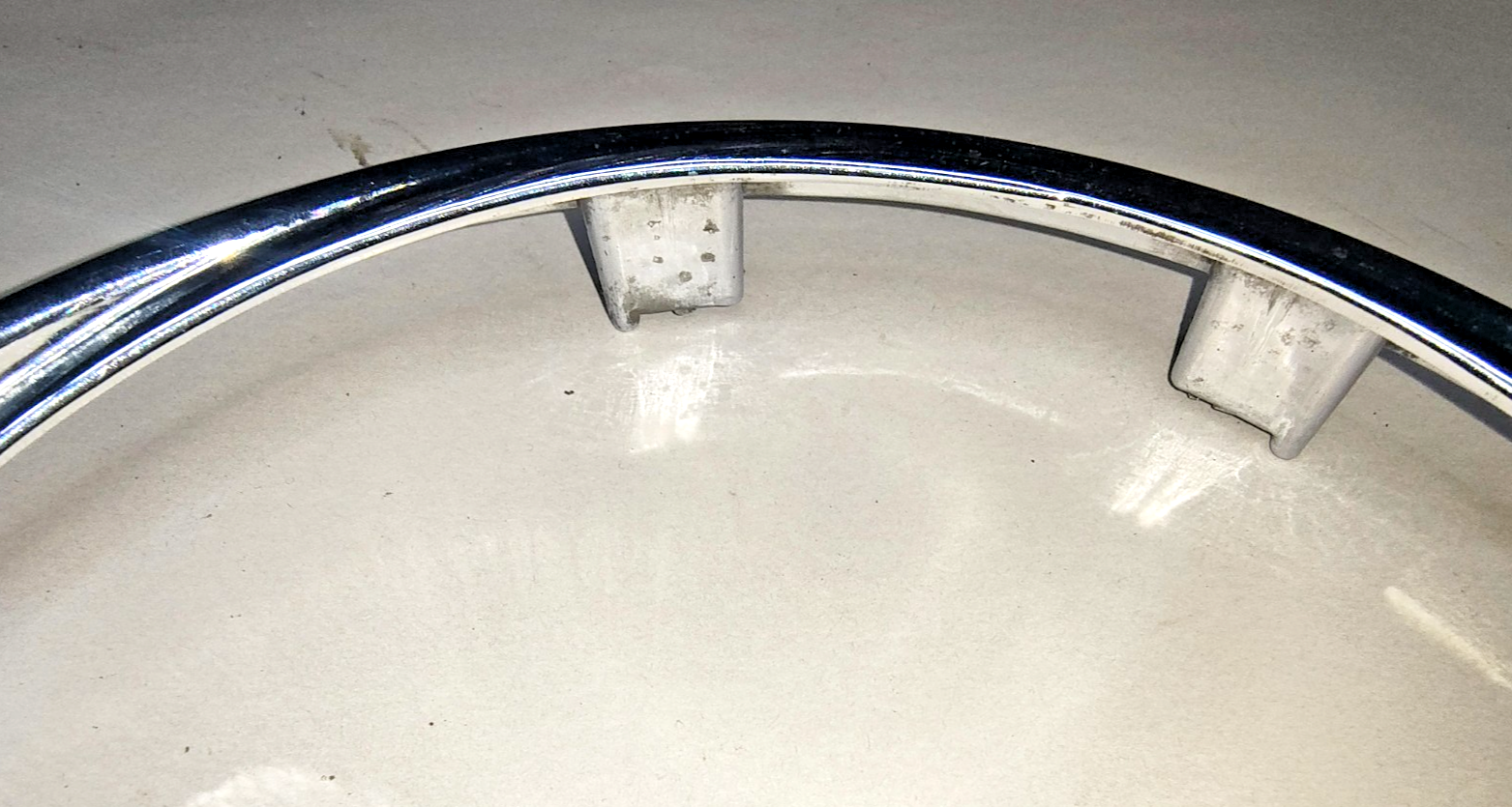 JAGUAR DAIMLER Original pair METAL Chrome 5.75" inner headlamp trim/rims C181814