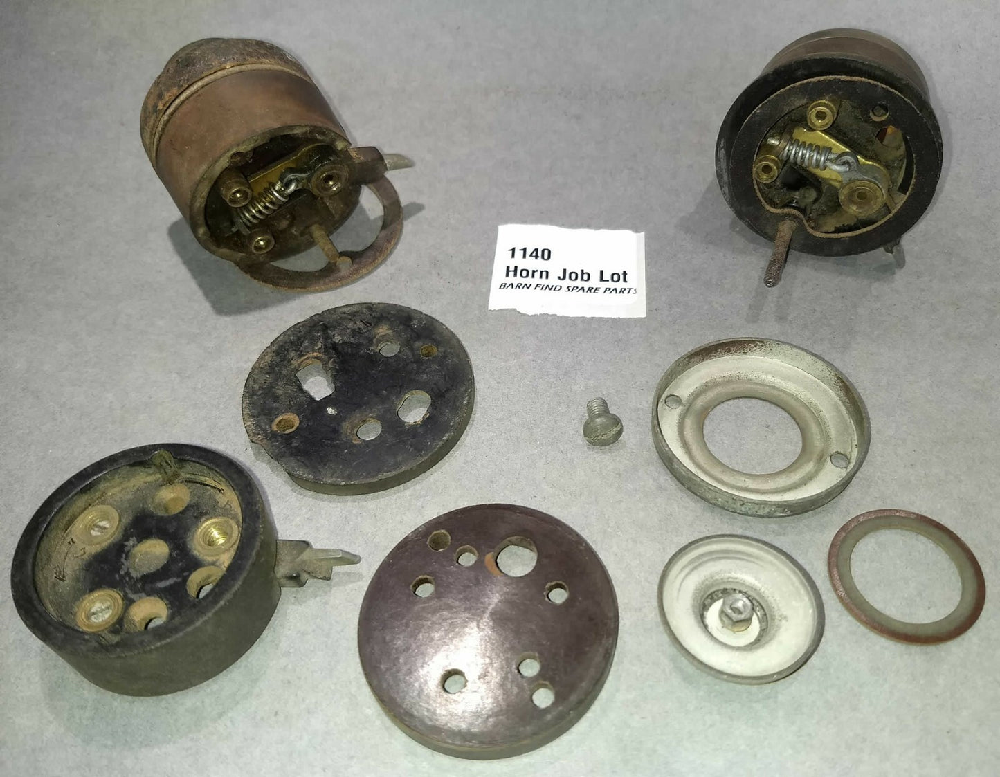 Lucas vintage Horn Push Dip Switch components Horn Job Lot1