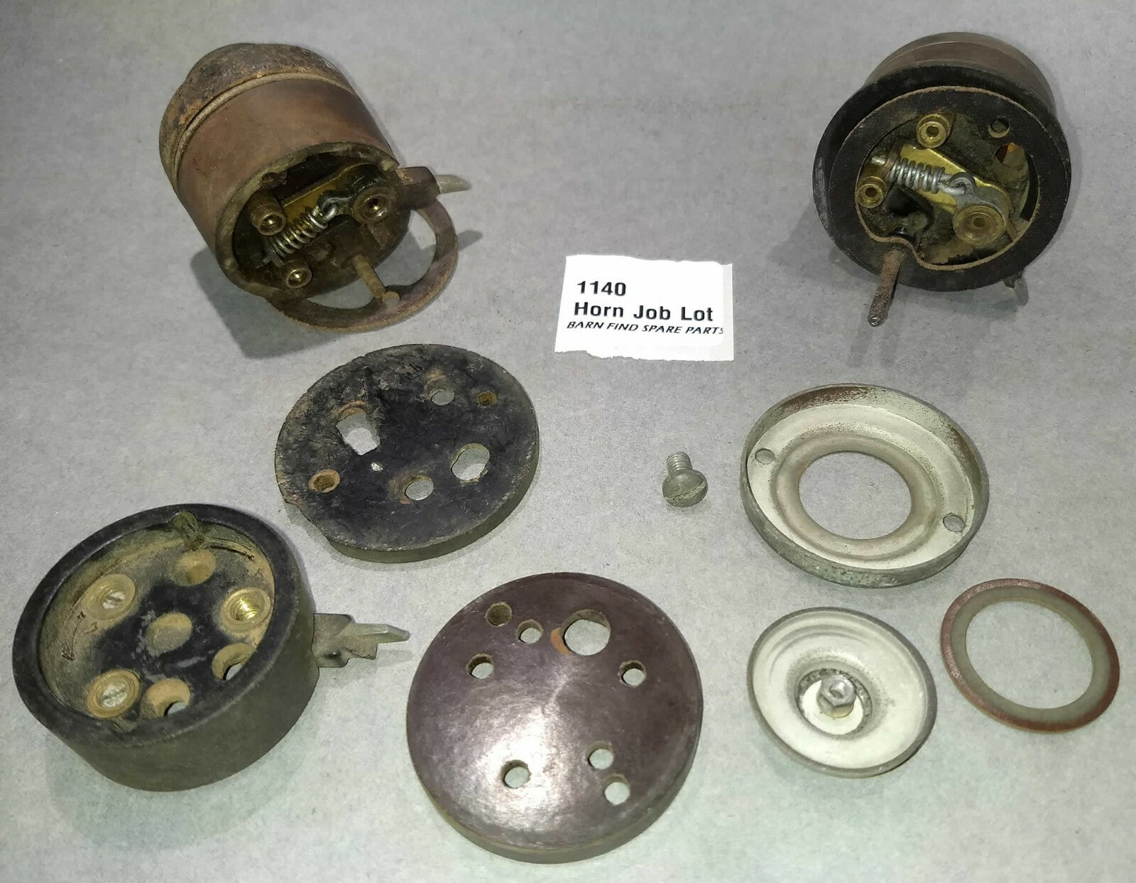 Lucas vintage Horn Push Dip Switch components Horn Job Lot1