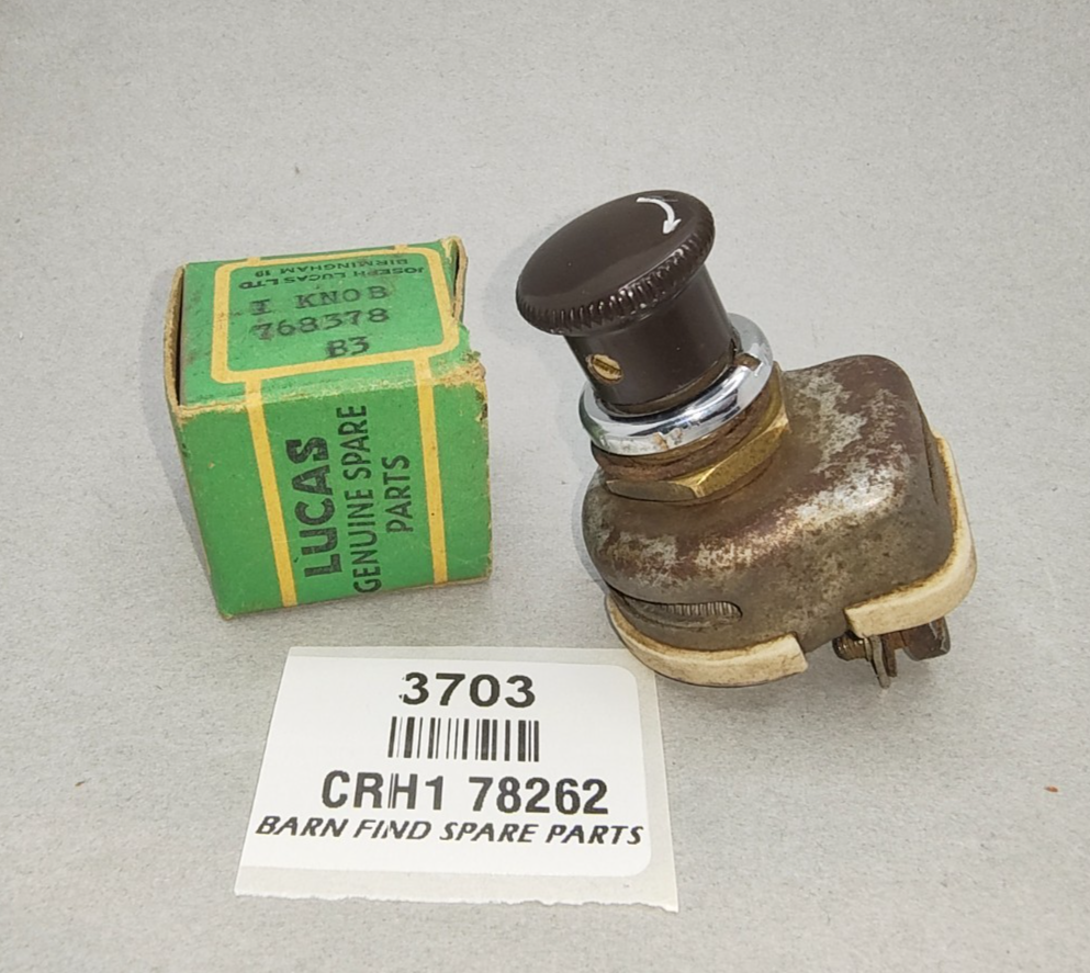 Original Lucas Rheostat heater switch Used working condition maybe Lucas 782620