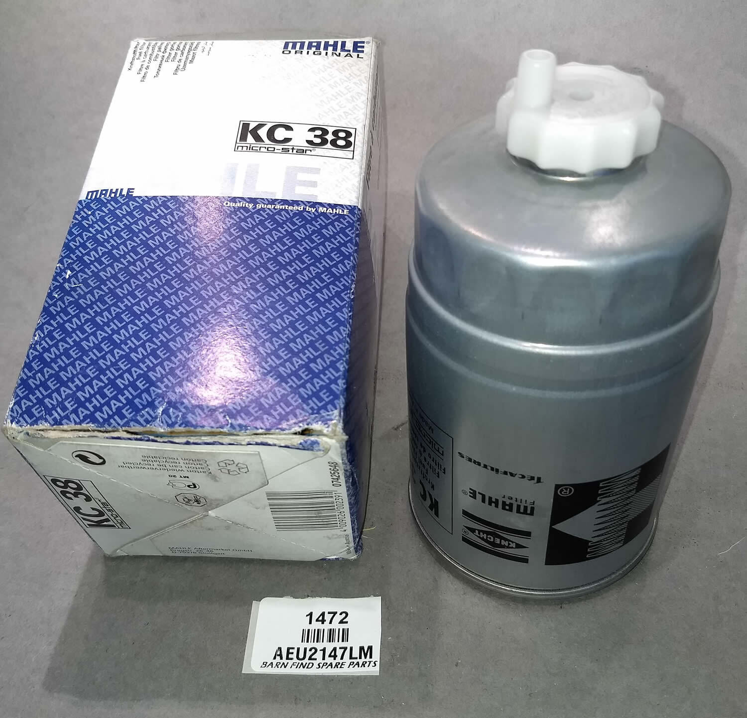Mahle Fuel Filter KC 38  AEU2147LM1