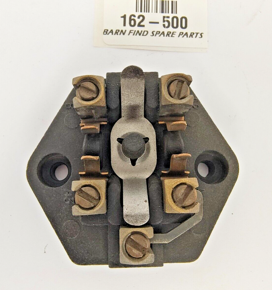 Original Lucas Bakelite FS6 screw terminal 2 fuse block - 162-500 New Old Stock5